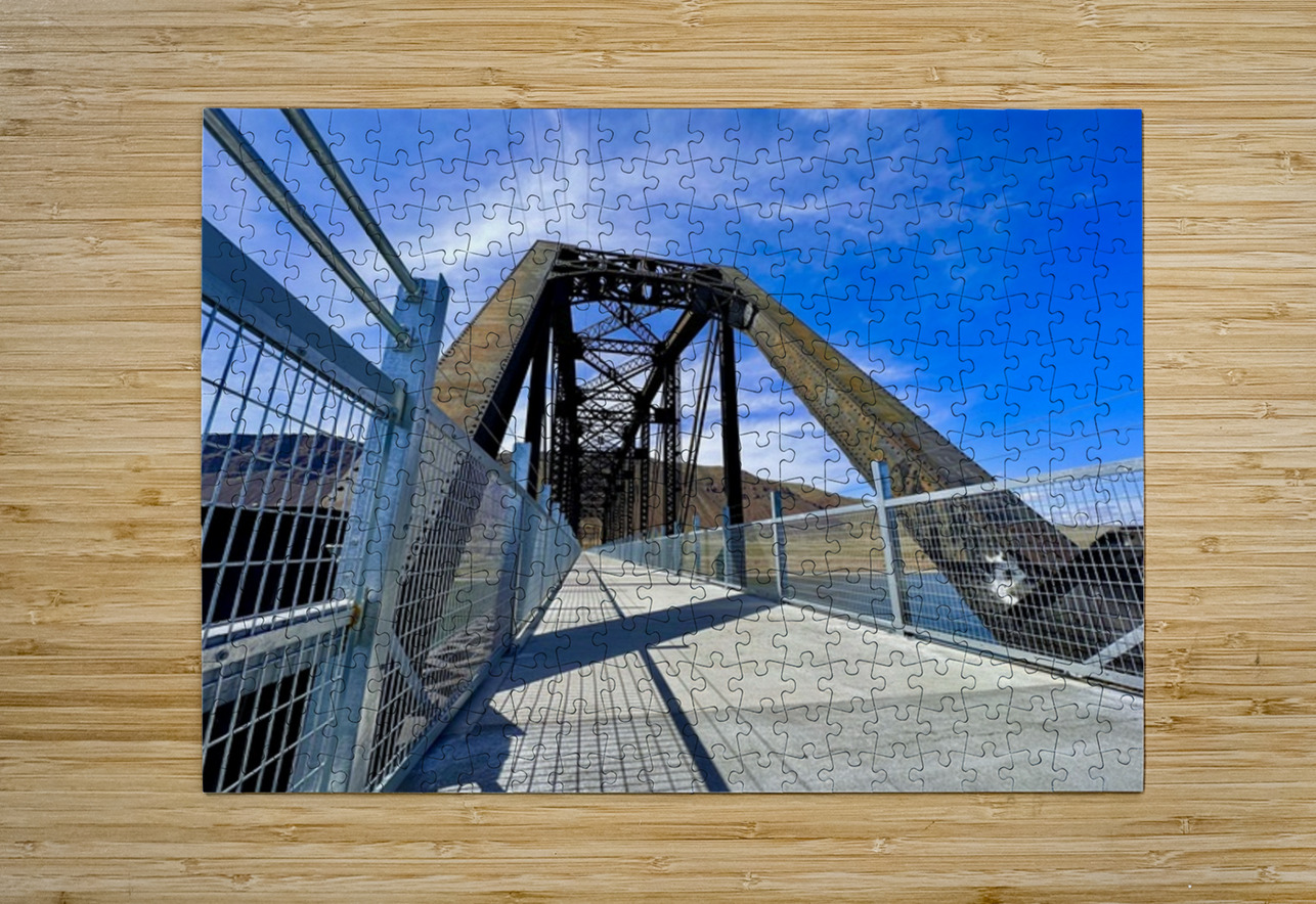 The Bridge at Beverly -2 Leslie Affeldt Photography Puzzle printing