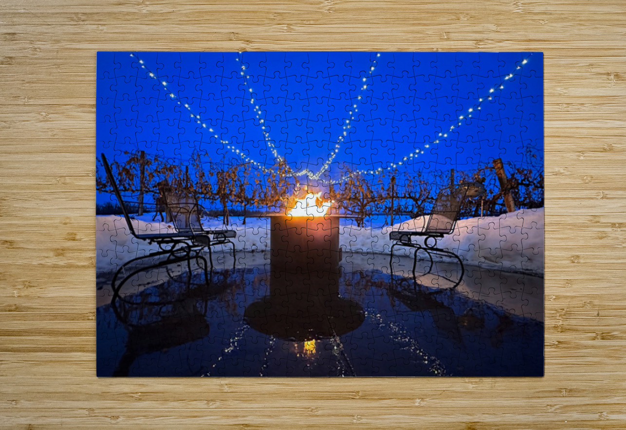 Winter Wine Leslie Affeldt Photography Puzzle printing