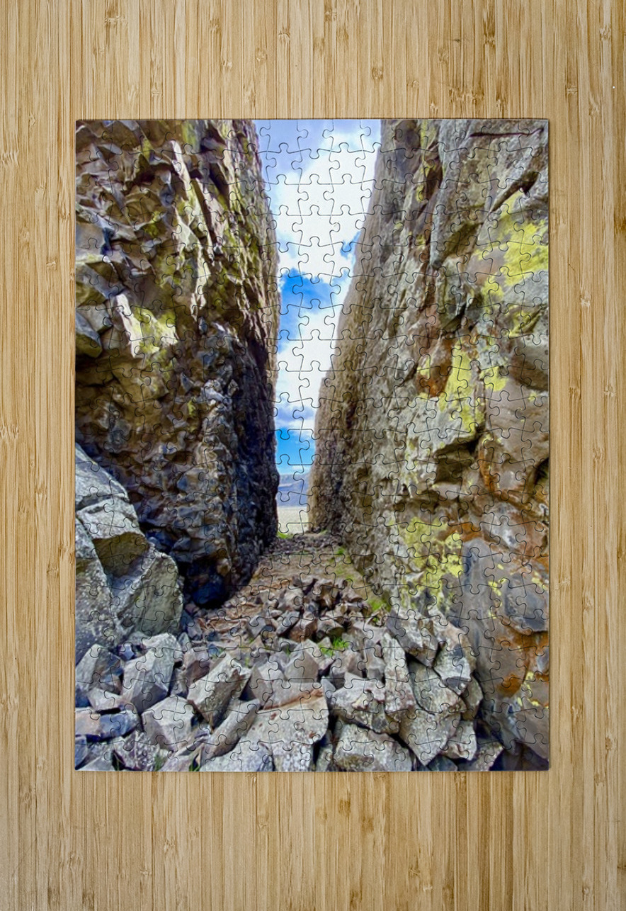 The Crevasse  Leslie Affeldt Photography Puzzle printing