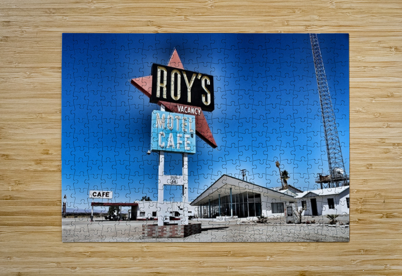 Roys Motel full view Leslie Affeldt Photography Puzzle printing