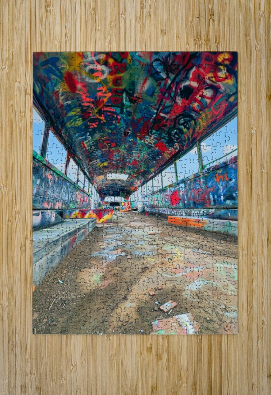 Magical Mystery Bus -2 Leslie Affeldt Photography Puzzle printing