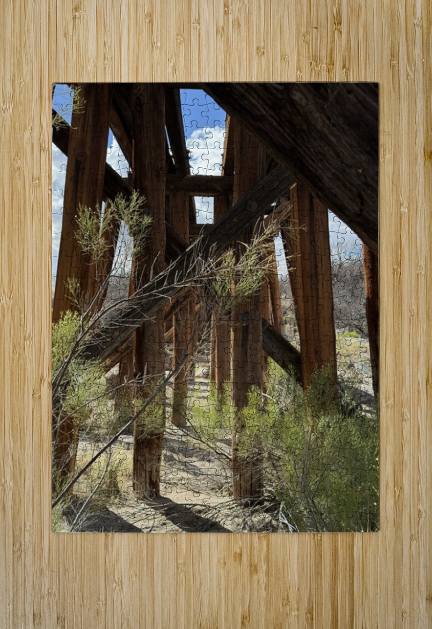 Under the Trestle Leslie Affeldt Photography Puzzle printing
