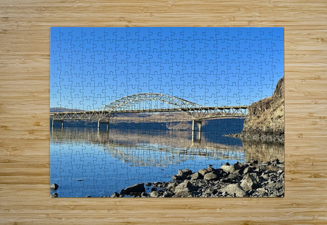 Vantage Bridge -1 Leslie Affeldt Photography Puzzle printing