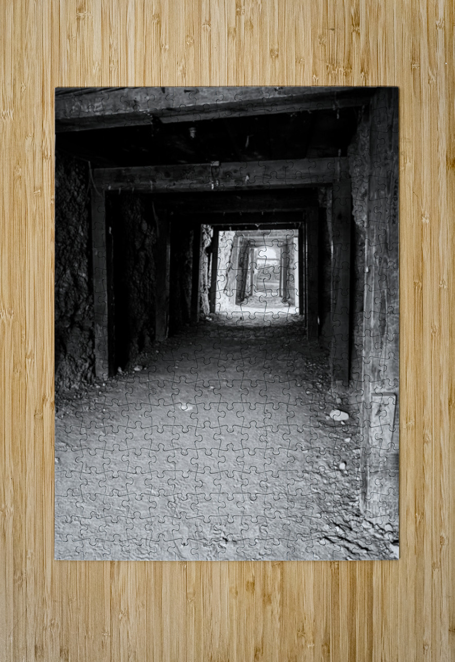 Old mine tunnel -Oatman AZ Leslie Affeldt Photography Puzzle printing
