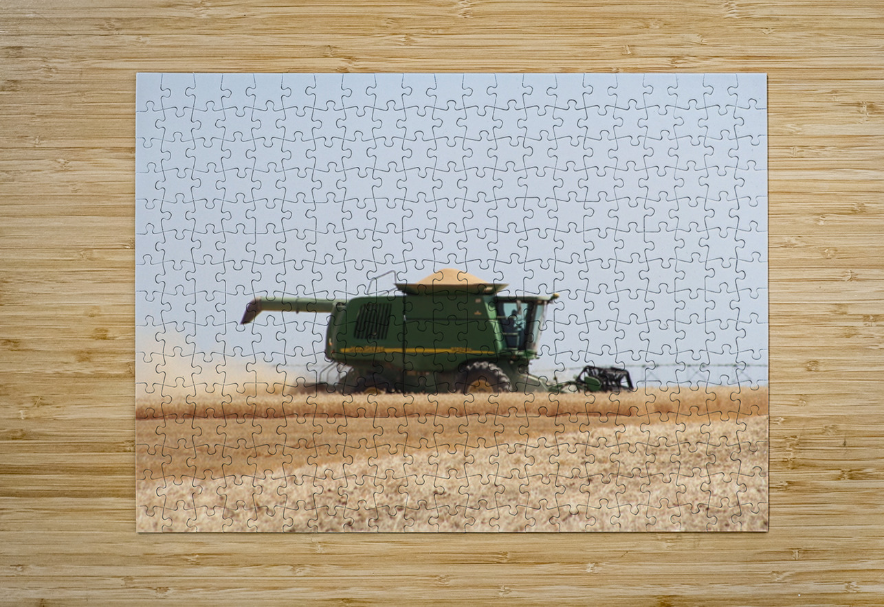 Wheat Harvest Leslie Affeldt Photography Puzzle printing