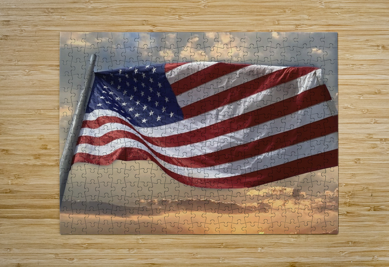 Flag Day Leslie Affeldt Photography Puzzle printing