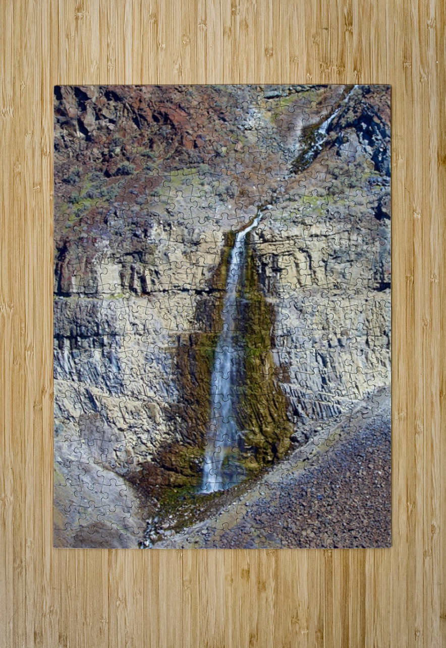 The Waterfall at Frenchman Coulee Leslie Affeldt Photography Puzzle printing