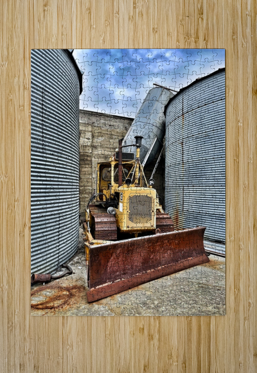 The Silos at Westbar -2 Leslie Affeldt Photography Puzzle printing