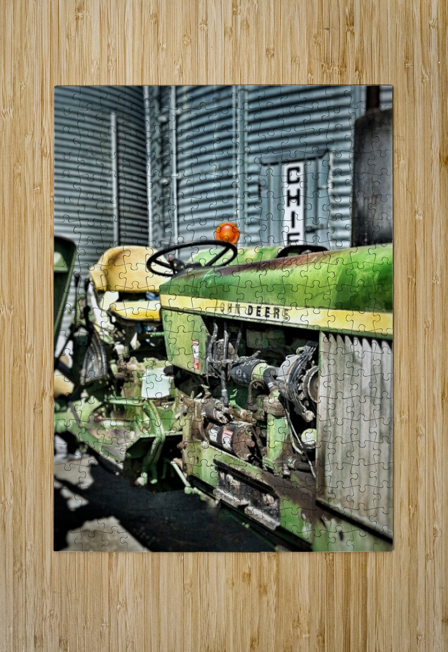 John Deere Green Leslie Affeldt Photography Puzzle printing