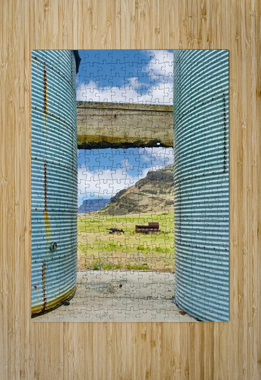 The Silos at Westbar Leslie Affeldt Photography Puzzle printing