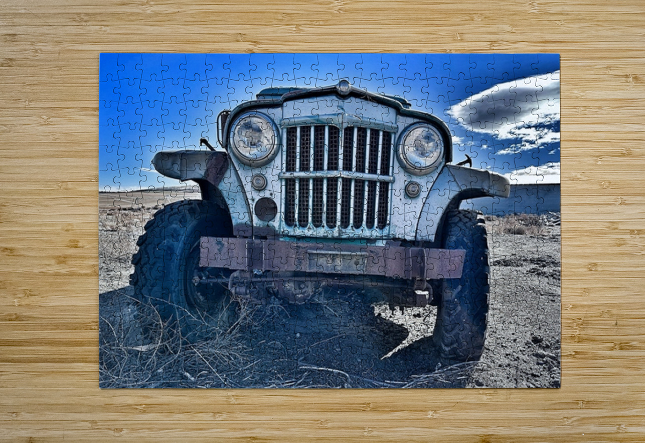 Old Jeep Leslie Affeldt Photography Puzzle printing