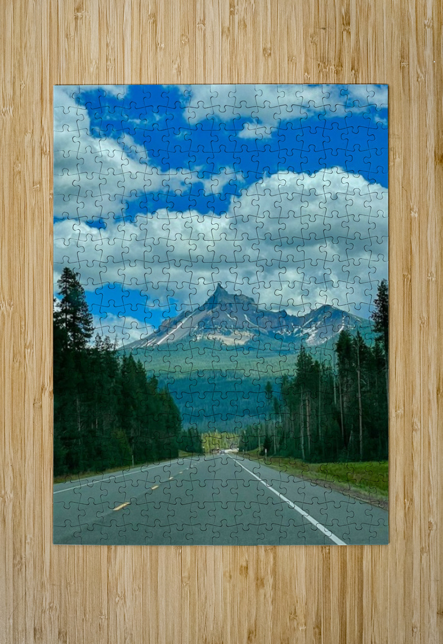 Mt Thielsen Oregon Leslie Affeldt Photography Puzzle printing