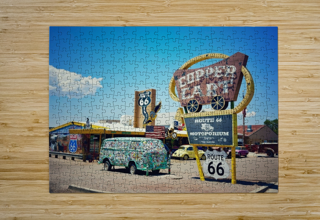 Copper Cart -Seligman Az Leslie Affeldt Photography Puzzle printing