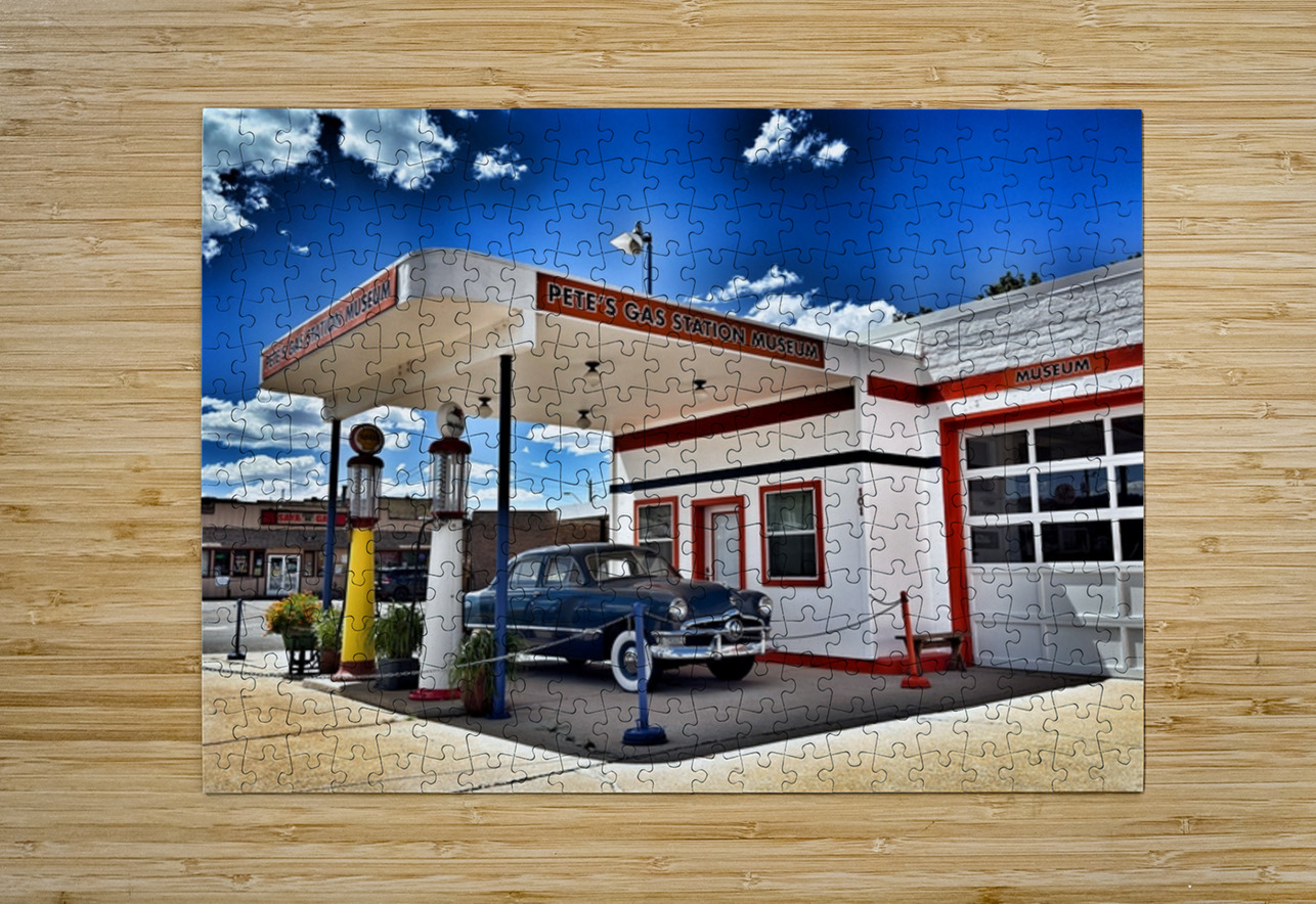 Pete’s Gas Station Museum - Williams Arizona Leslie Affeldt Photography Puzzle printing