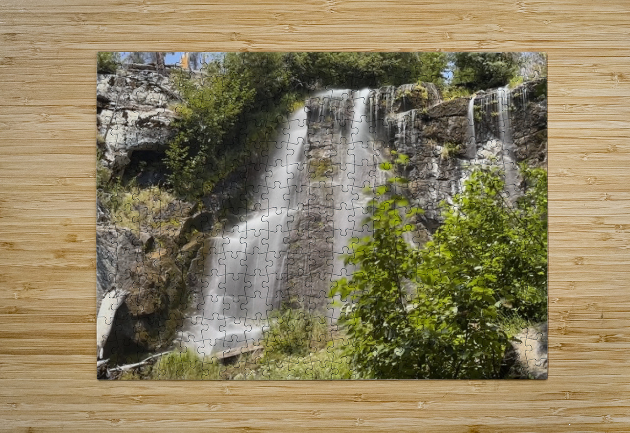 Silver Falls Entiat Washington long exposure Leslie Affeldt Photography Puzzle printing