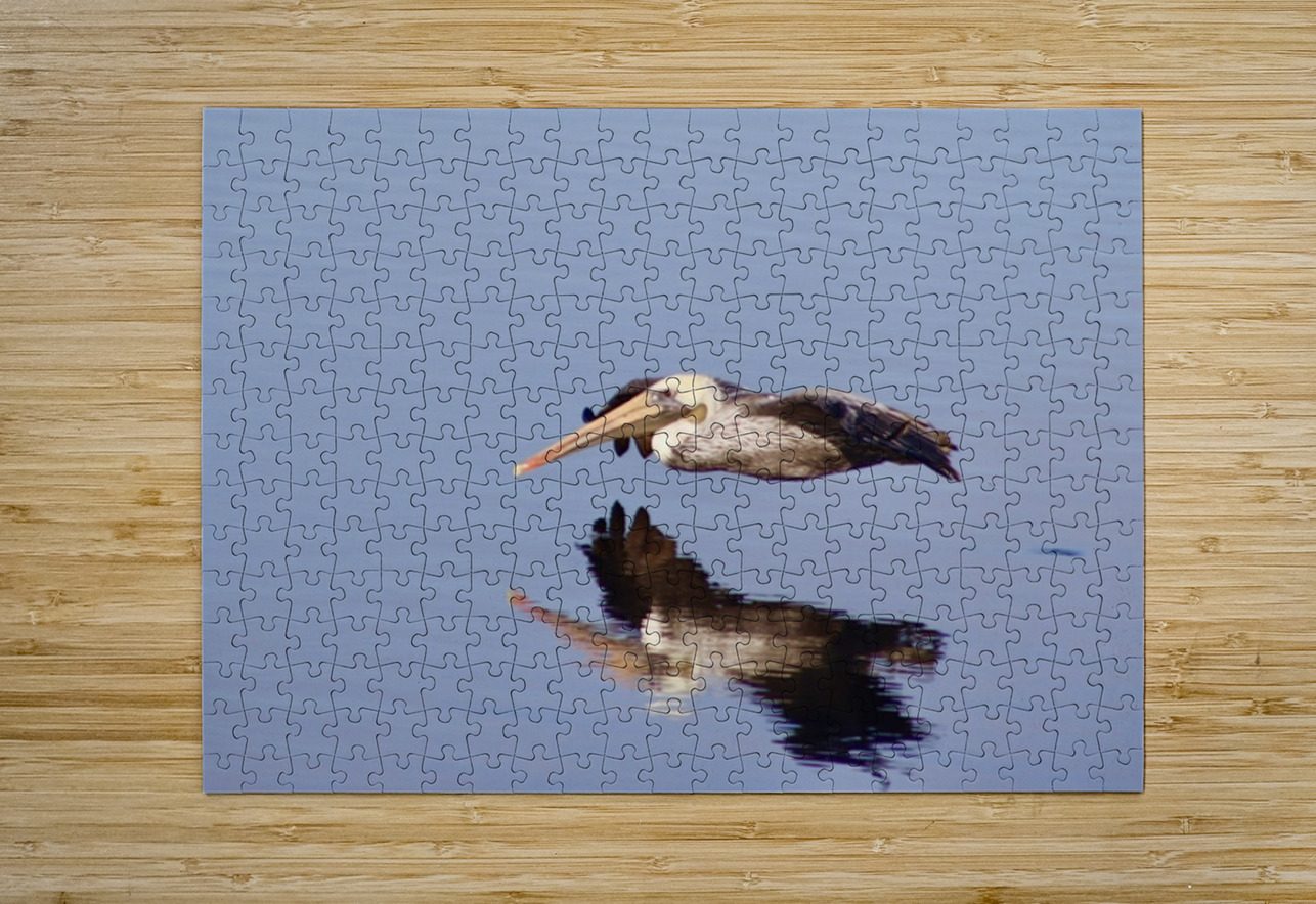 Reflection in Flight Leslie Affeldt Photography Puzzle printing