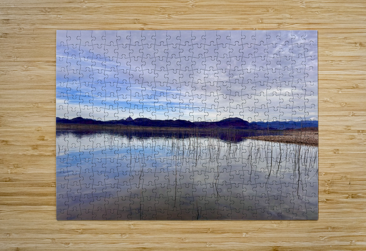 Alamo Lake Arizona -2 Leslie Affeldt Photography Puzzle printing