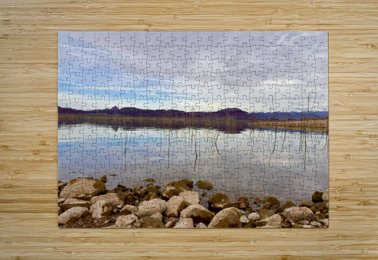 Alamo Lake Arizona -1 Leslie Affeldt Photography Puzzle printing