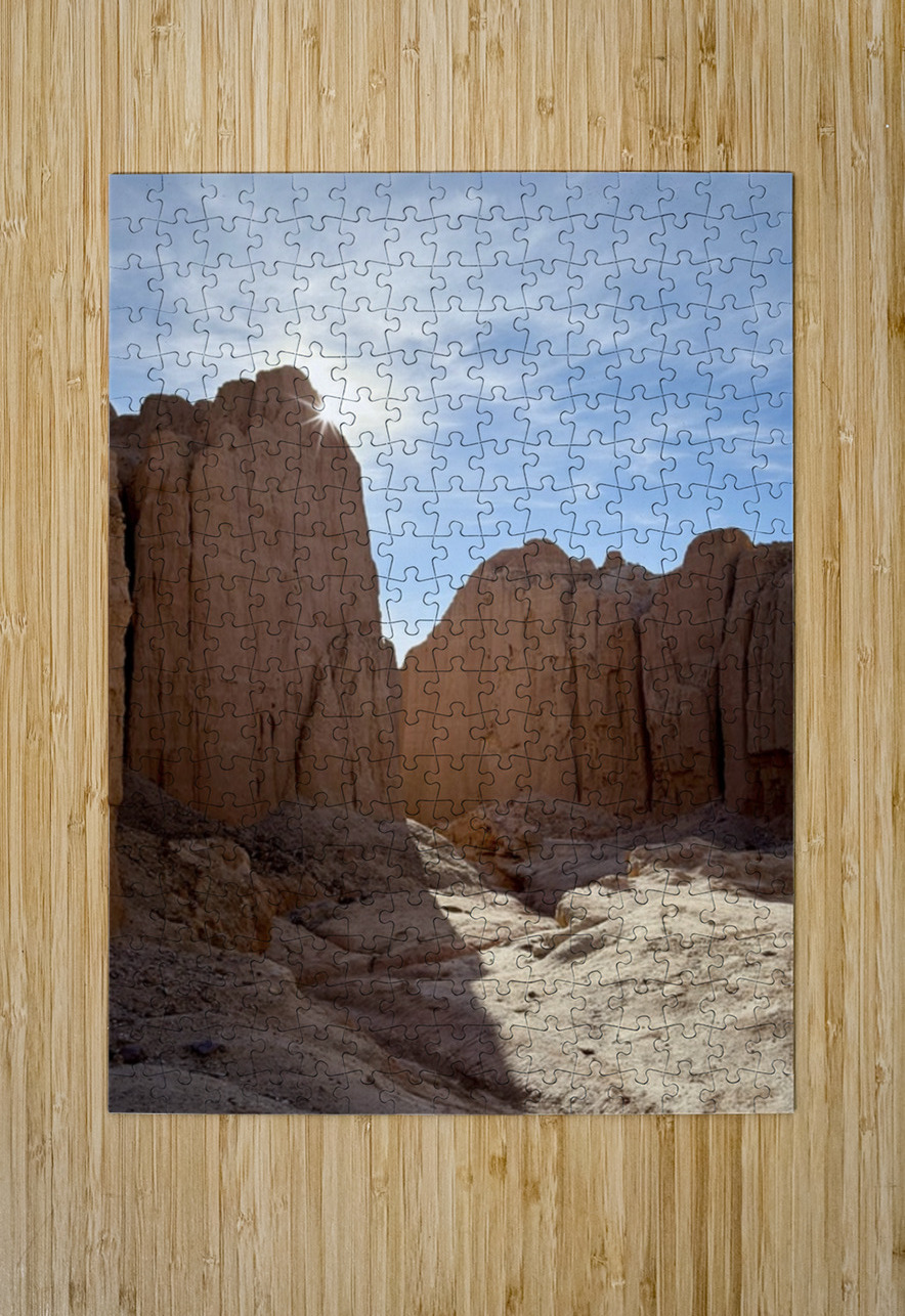 Chasing the light  -entrance to Mud Canyon Leslie Affeldt Photography Puzzle printing