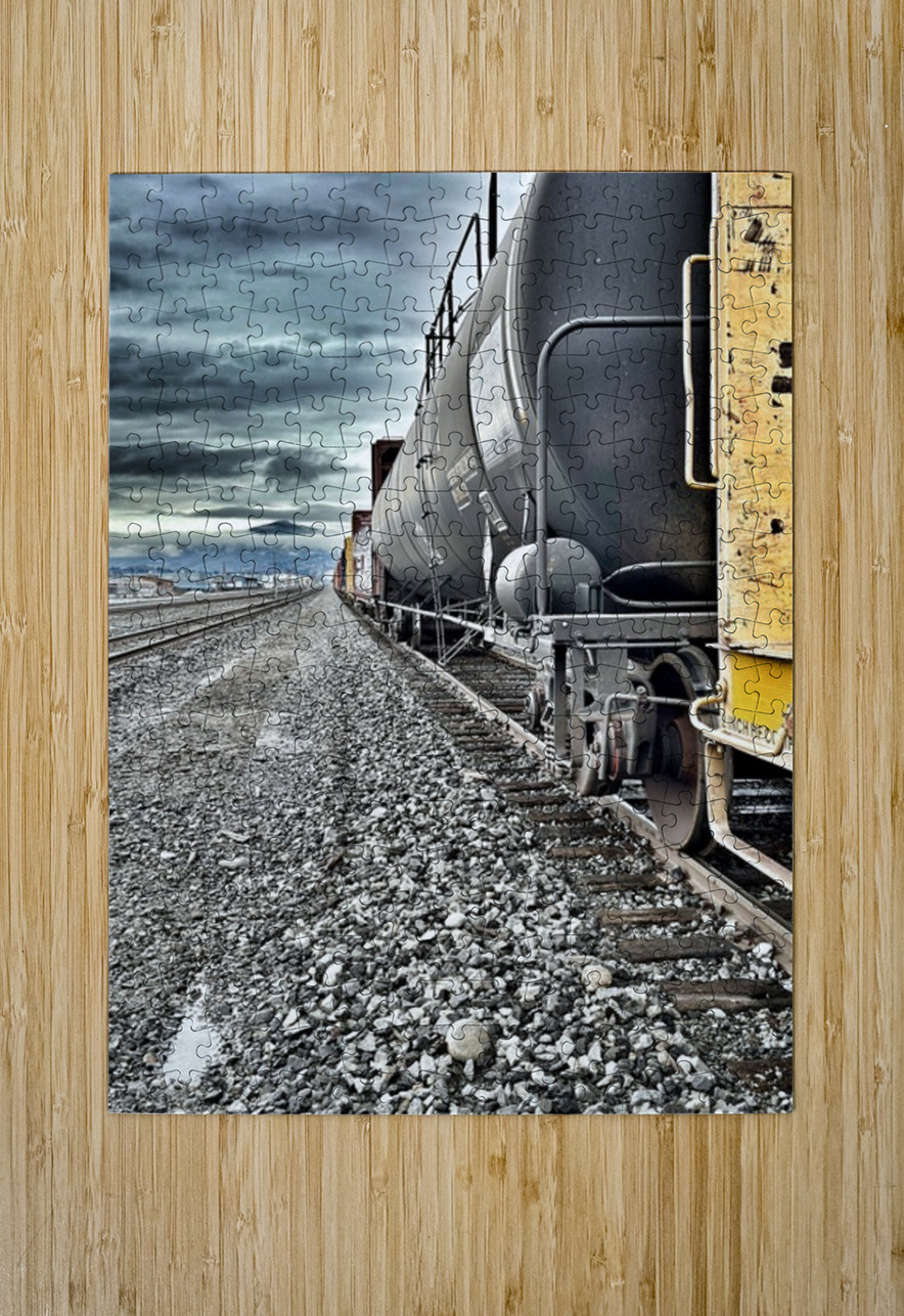 The Rail Yard Leslie Affeldt Photography Puzzle printing