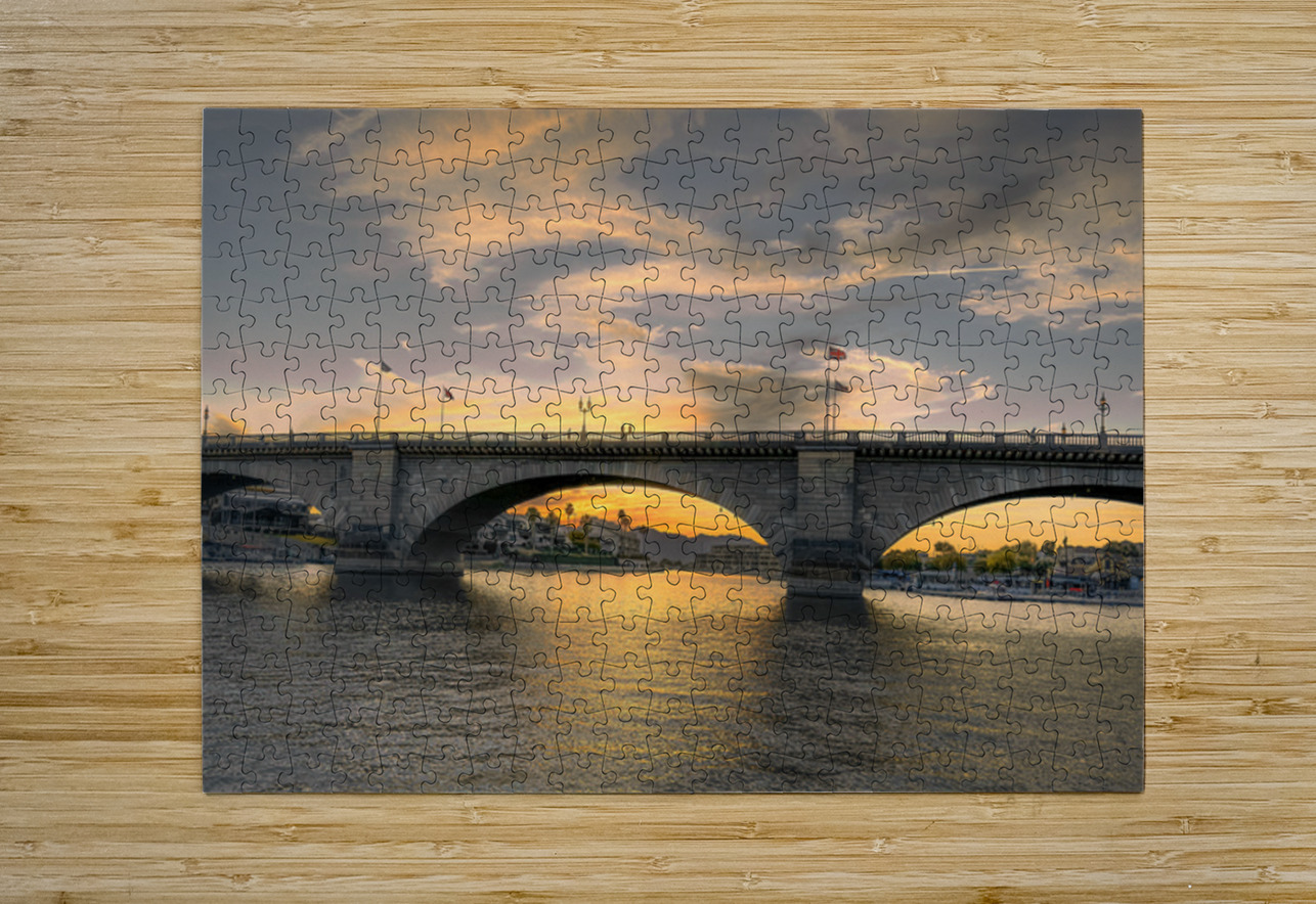 London Bridge - Golden Hour Leslie Affeldt Photography Puzzle printing