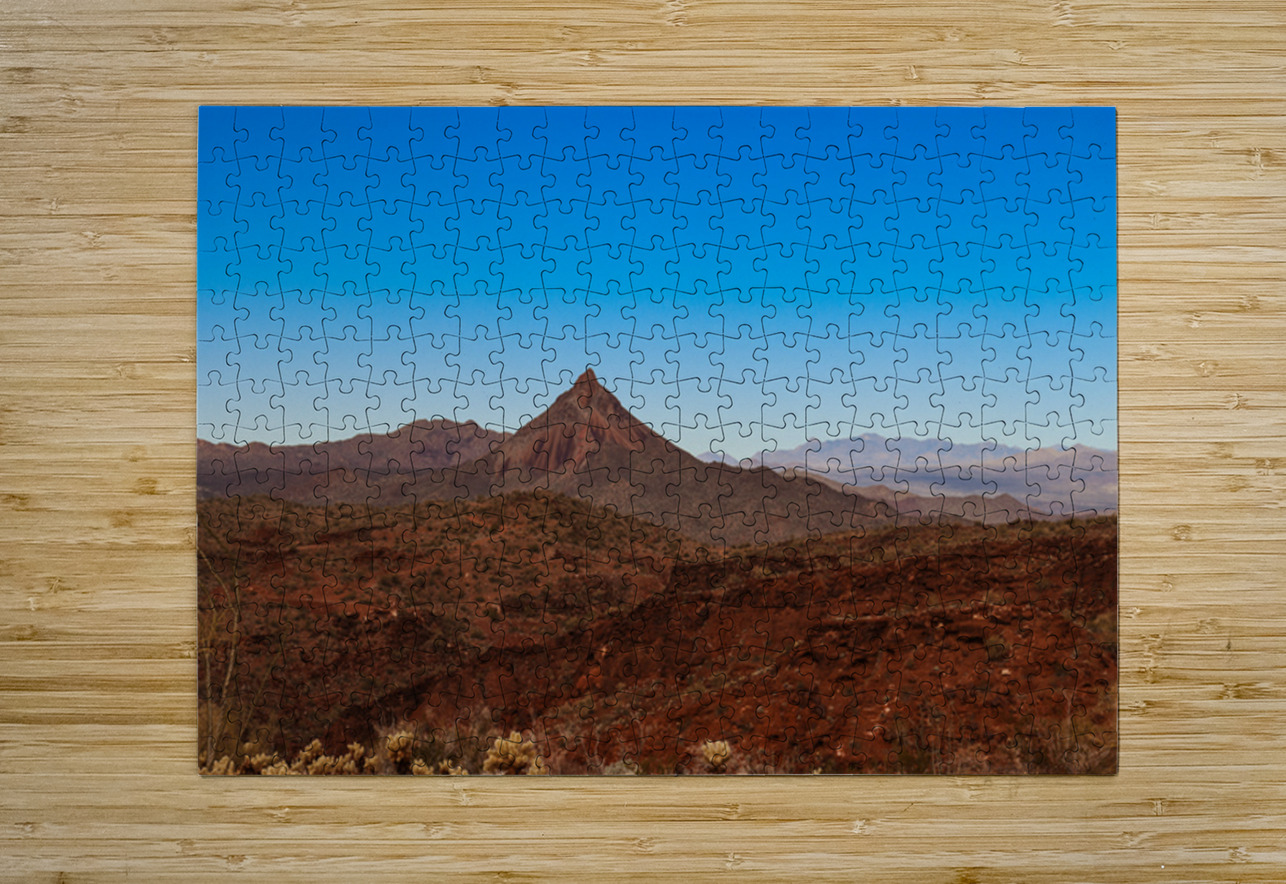 Artillery Peak Alamo Lake AZ Leslie Affeldt Photography Puzzle printing