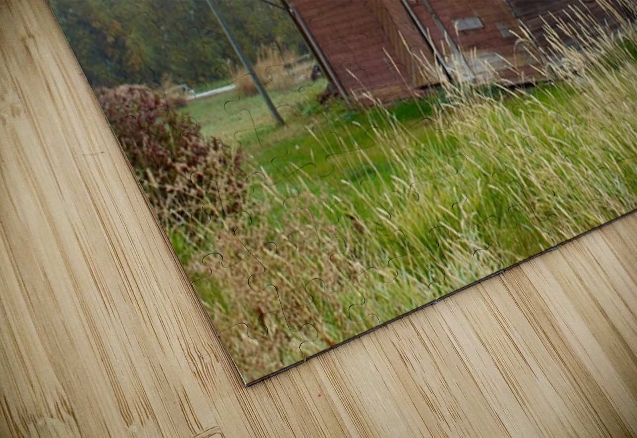 Barn in the mist 2 Leslie Affeldt Photography Puzzle
