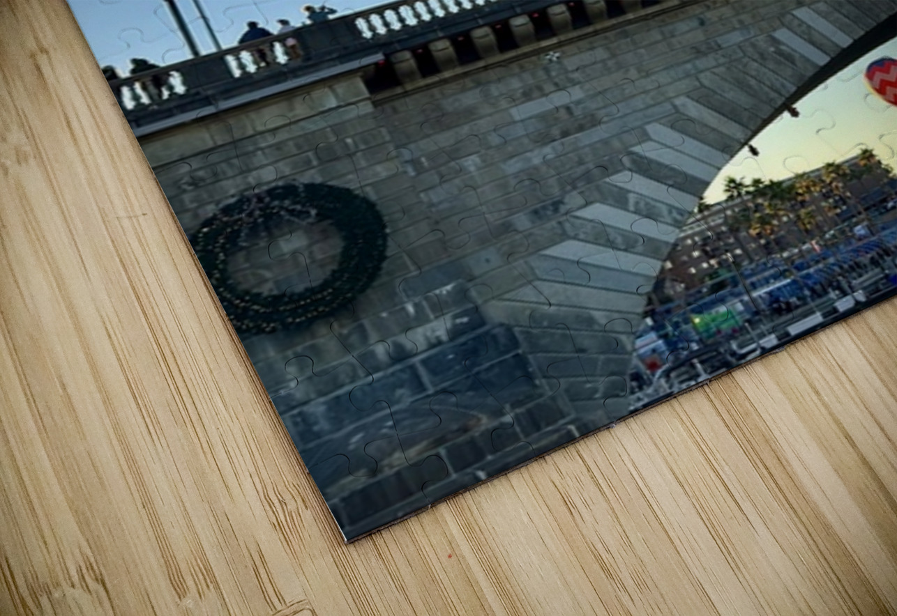 Balloons at the bridge -2 Leslie Affeldt Photography Puzzle