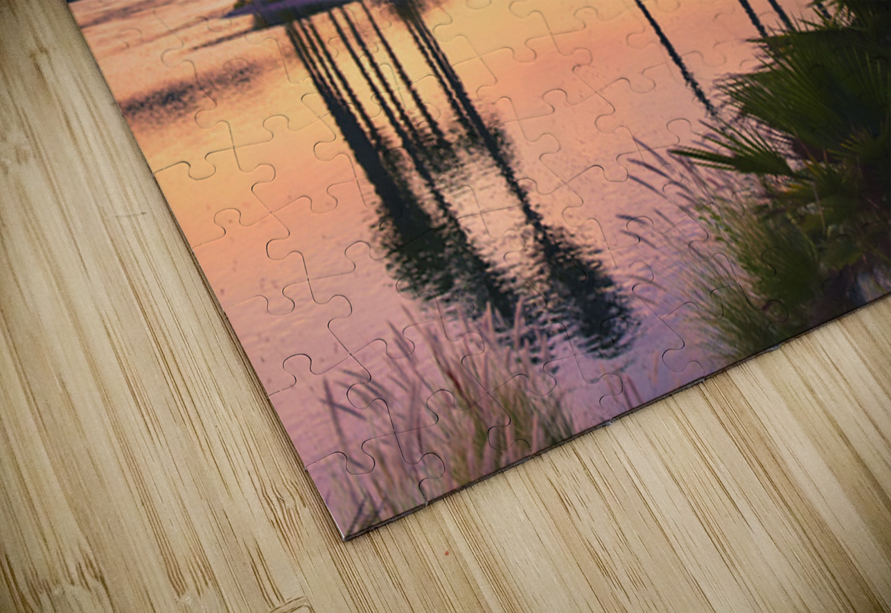 Sunset at Davis Camp -1 Leslie Affeldt Photography Puzzle