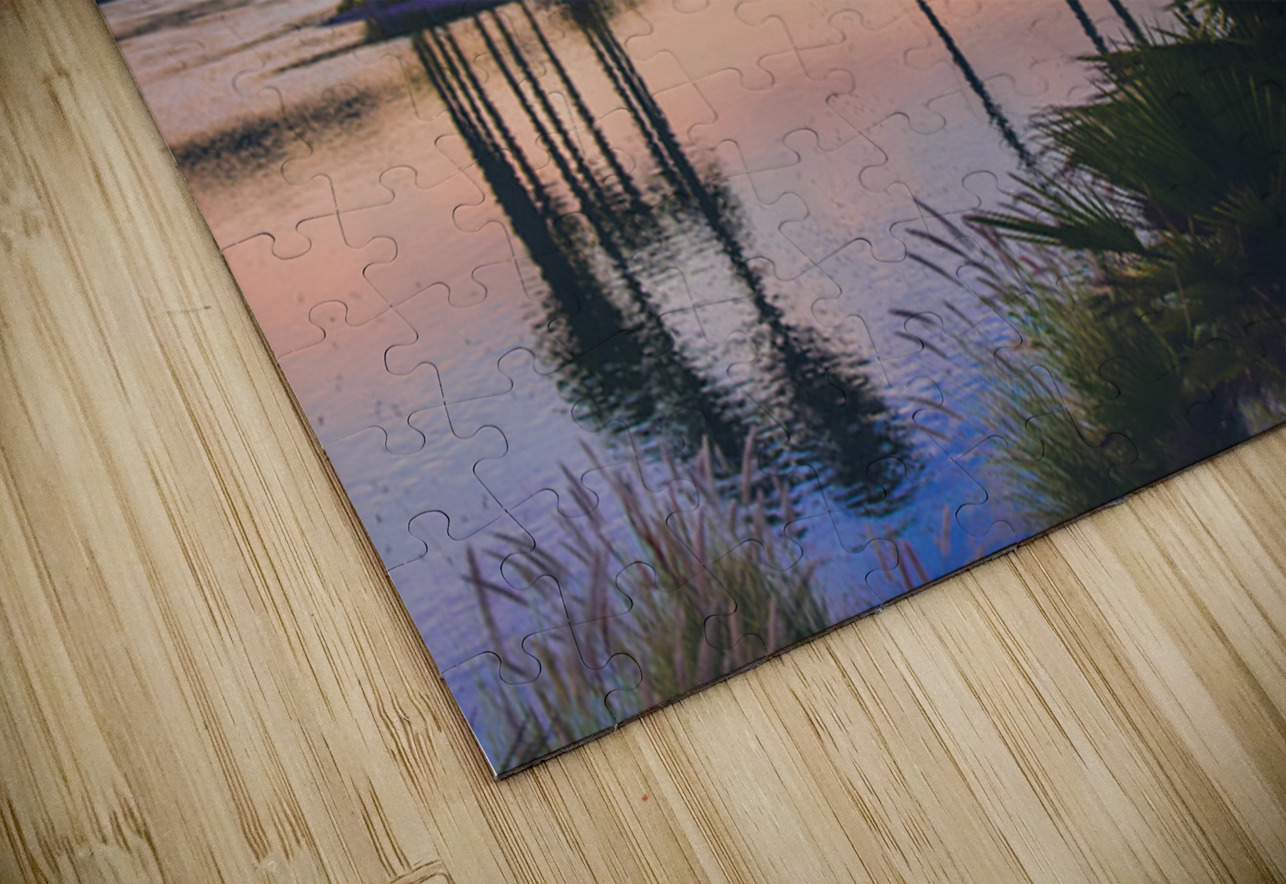 Sunset at Davis Camp -2 Leslie Affeldt Photography Puzzle
