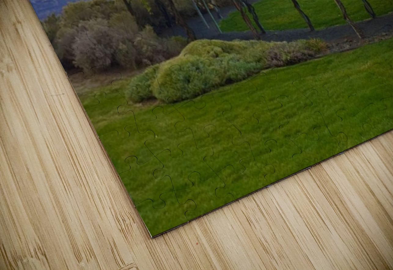 The piazza at Cave B Winery Leslie Affeldt Photography Puzzle