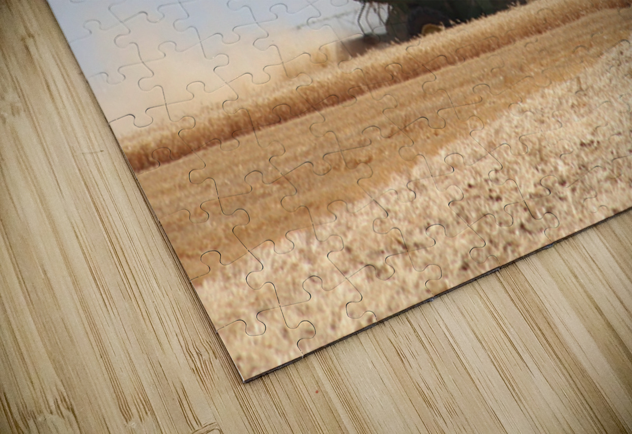 Wheat Harvest Leslie Affeldt Photography Puzzle