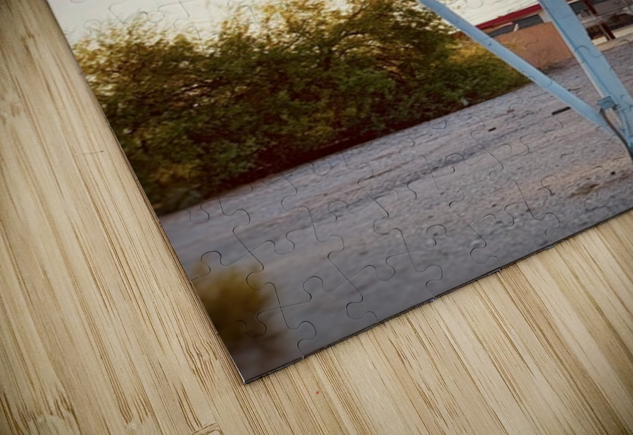 The 66 Motel - Needles California sign Leslie Affeldt Photography Puzzle