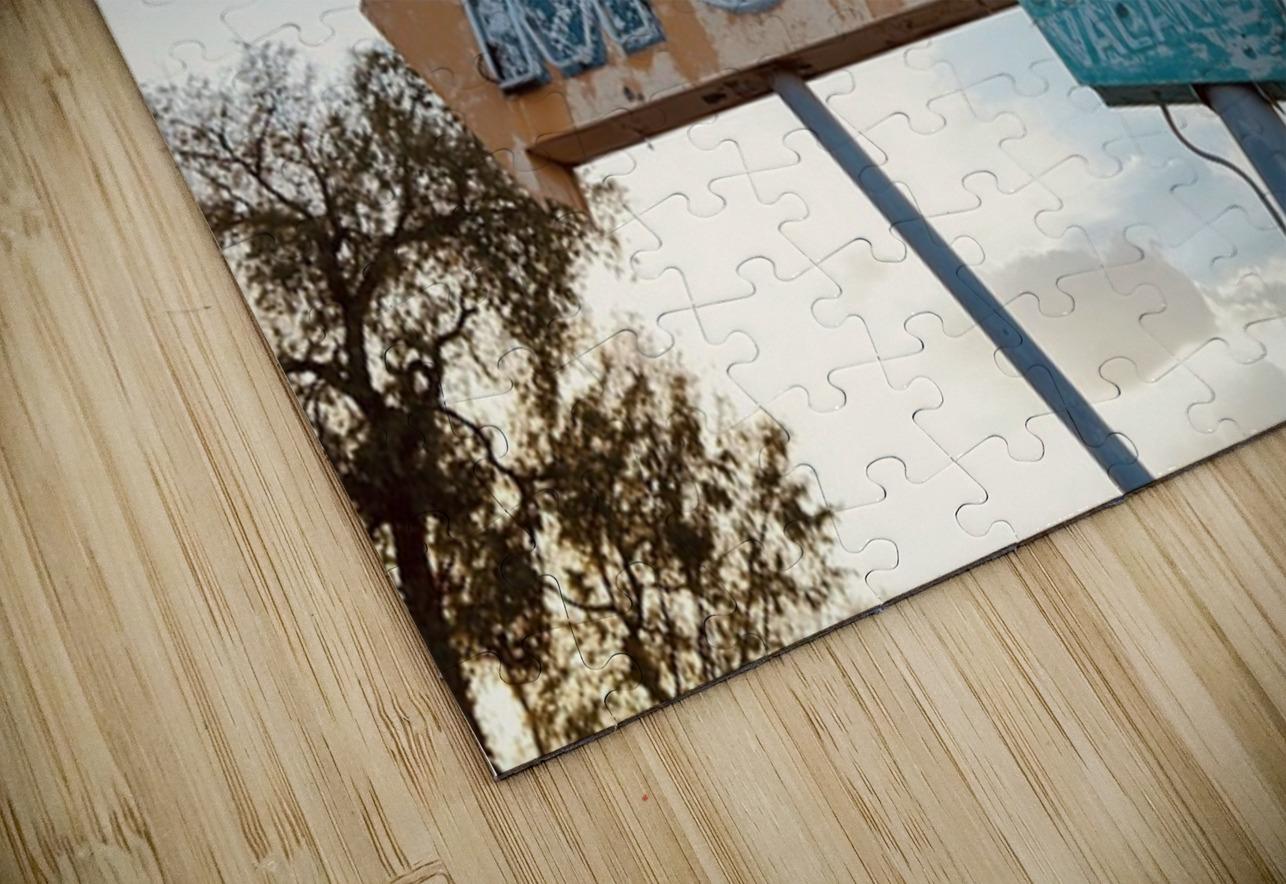 The 66 Motel - Needles California sign Leslie Affeldt Photography Puzzle