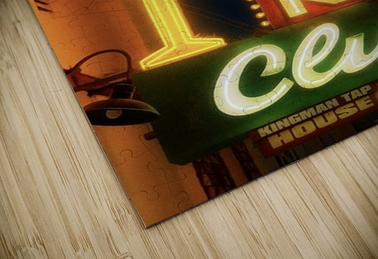 Kingman Club at night Leslie Affeldt Photography Puzzle