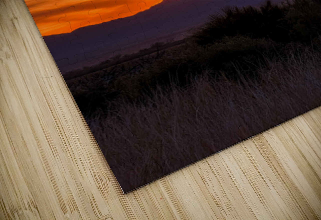 Topock Marsh Sunset Leslie Affeldt Photography Puzzle