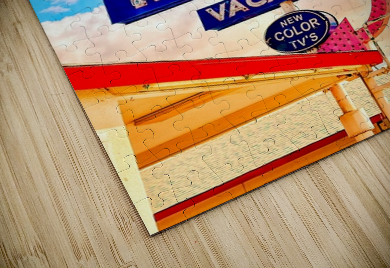 Supai Motel - retro  Leslie Affeldt Photography Puzzle