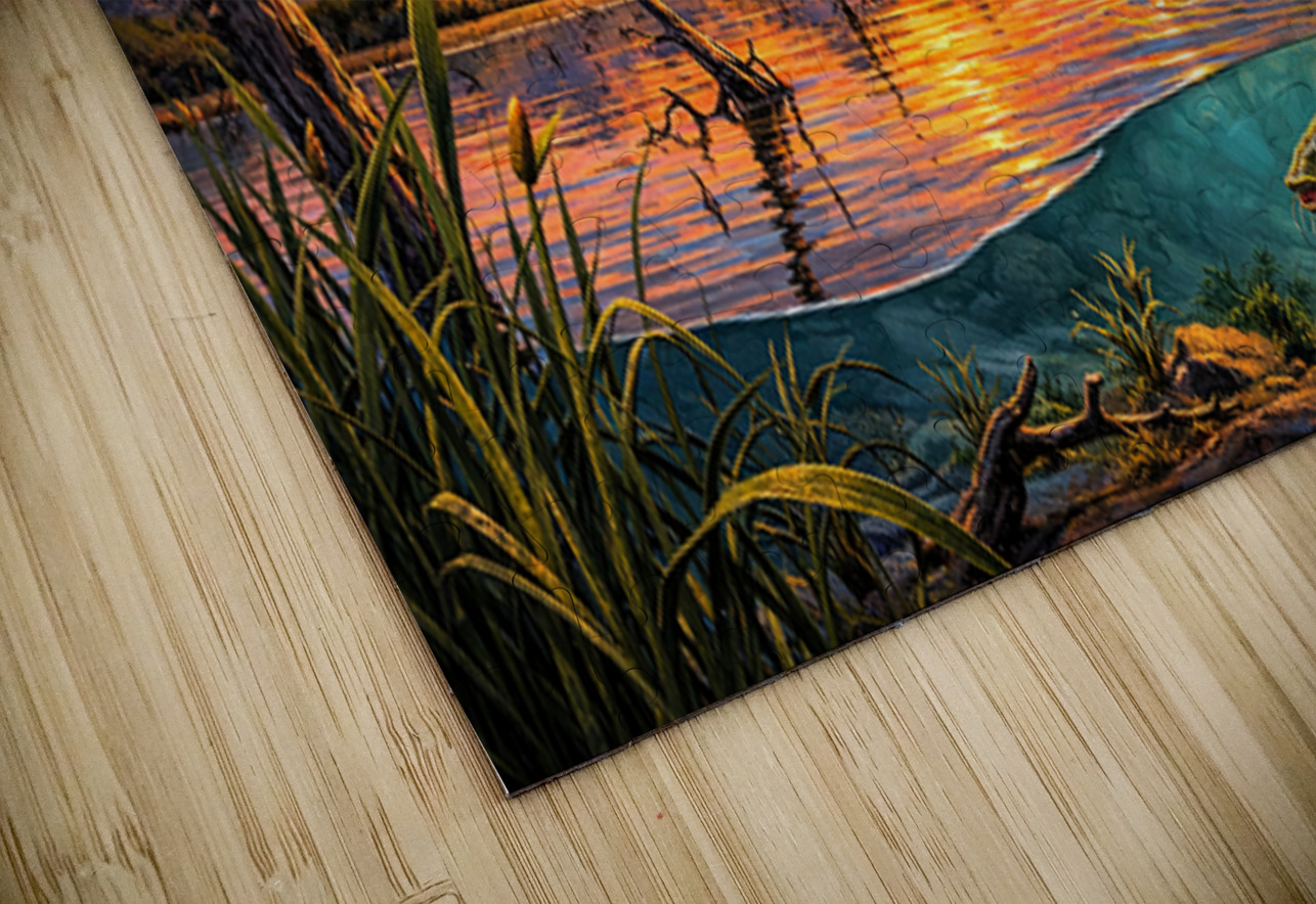 Catfish Paradise Topock AZ - Graphic design Leslie Affeldt Photography Puzzle