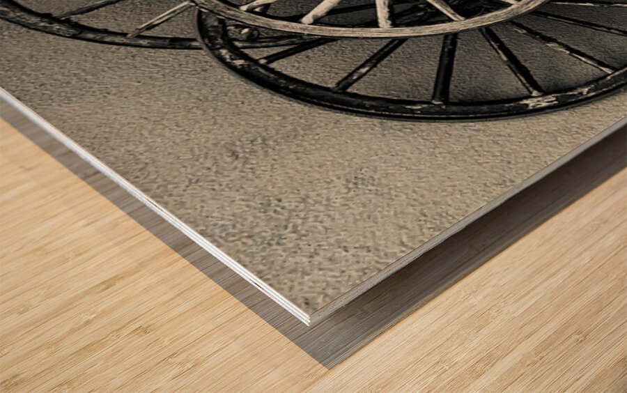 Wagon Wheels Wood print